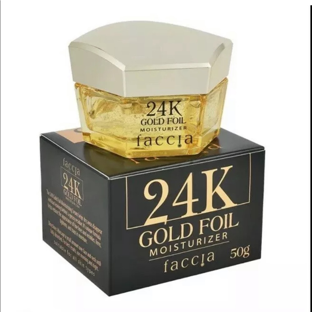 New! Faccia 24K Gold Foil Moisturizer